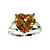  Amazing Cubic Zirconia Ring In Heart Shape(More Colors)