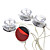  8 pezzi blu lampade LED Auto decorativi