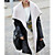  Long Sleeve Office/Career Faux Fur Coat(More Colors)