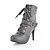  kunstleer naaldhak enkellaarsjes party / eveningshoes (meer kleuren)