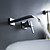  Sprinkle® - contemporaneo cascata ottone rubinetto lavabo bagno (montaggio a parete) con pop-up rifiuti