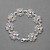  Fashion Silver Plated Gold Chrysanthemum Women's Bracelet