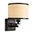  60W Modern Wall Light with Fabric Shade Cylinder Design