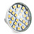  mr16 24-5050 SMD 3.5W 300lm 2800-3300K luce bianca calda ha condotto la lampadina spot (12v)
