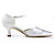  Satin Chunky Heel Square Toe With Ruffles Wedding Shoes (More Colors)