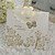  Elegant Wedding Invitation With Golden Rose - Set Of 50