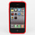  TPU Bumper Frame Case with Metal Buttons for iPhone 4 and 4S