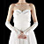  raso / pizzo lunghezza gomito senza dita con strass / appliques guanti da sposa (più colori)