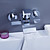  faucet banheira contemporânea cachoeira - montagem em parede
