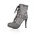  kunstleer naaldhak enkellaarsjes party / eveningshoes (meer kleuren)