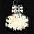  Comtemporary Shell Chandeliers with 3 Lights Warm White