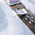  Waterfall Tub Faucet with Hand Shower (Chrome Finish)