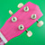  ukulele soprano tiglio con sacchetto / string / proposte (rosa)