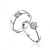  Charmant Sterling Silver Cubic Zirconia Couple's Ringen