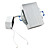  3W 110LM RGB Light Cubic Cover LED Ceiling Bulb (85-265V)