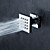  LED Wall Mount Thermostatic Chrome Shower Faucet with BodySprays (Chrome Finish)