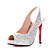  Satin Upper Stiletto Heel Pumps/ Slingbacks With Rhinestone Wedding/ Party Shoes