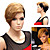  Capless court synthétique de haute qualité japonaise Kanekalon droite étoile style perruque Rihanna Coiffure 1