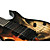  Derulo - profesjonell crossbones Stratocaster elektrisk gitar med bag / stropp / hakke / kabel / whammy bar