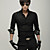  Summer Man Fashion Casual High Collar Shirt