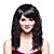  Capless Long Top Grade Synthetic Japanese Kanekalon Cute Curly Wig Full Bang