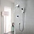  contemporanea cascata rubinetto doccia con soffione doccia + doccia a mano (montaggio a muro)