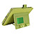  Leather case with stand for iPad2 and the New iPad