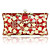  Retro Style Hollow Metal Face Ladies Evening Bag More Colors Available