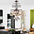  Modern Crystal Chandelier with 3 Lights