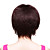  Capless Short 100% Human Hair Straight Practical Wig Side Bang