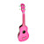  ukulele soprano tiglio con sacchetto / string / proposte (rosa)