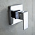  Chrome Wall Mount Rain Single Handle Shower Faucet(0758-HM-6109)