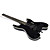  Derulo - (hovedløs) Linden el-guitar med taske / rem / picks / kabel / whammy bar / capo / stemmefløjte / adapter