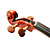  Violintine - (V25) 4/4 Professional-Grade Solid Spruce & 1-Piece Flame Maple Violin with Case/Bow