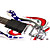  Derulo - (kolibri-7) mahogni Stratocaster el-guitar med taske / rem / picks / kabel / whammy bar