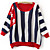  fashion ons vlag print los breiwerk