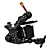  2 Cast Iron Tattoo Machine Guns Kit Liner and Shader