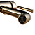  Country Single Handle Brass Bathroom Sink Faucet Ti-PVD Finish