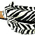  Kinglos - (DSZA-1302) Ebony Parts Electric Violin with Case/Rosin/Bow/Headphone/Cable (Zebra-Stripe)