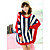  fashion ons vlag print los breiwerk