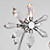  LOCHEARN - Muurlamp van Kristal met 3 Lampen