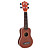  mahogni sopran ukulele med gig taske / rem
