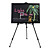  3.6W Black LED Lighted Writable Menu Board Multi-colored (28 Light Modes / Marker Included / Easel not Included)