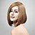  Capless 100% Human Hair Medium Long Brown Straight Wig