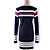  Fashion V-neck Stripes Long Sleeve Knitwear