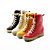  Leatherette Flat Heel Ankle Boots Inner Height Increasing With Lace-up Party/Evening Shoes (More Colors)