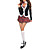  Fashion Sexy Womens Pure Students Halloween Costume