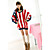  fashion ons vlag print los breiwerk