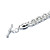  Elegant Fashion Jewelry Imitation Gem Stone Charm Multi Rings Chain Silver Plate Bracelet