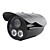  Double LED Lamps 700TVL IR Bullet Security Camera - Black